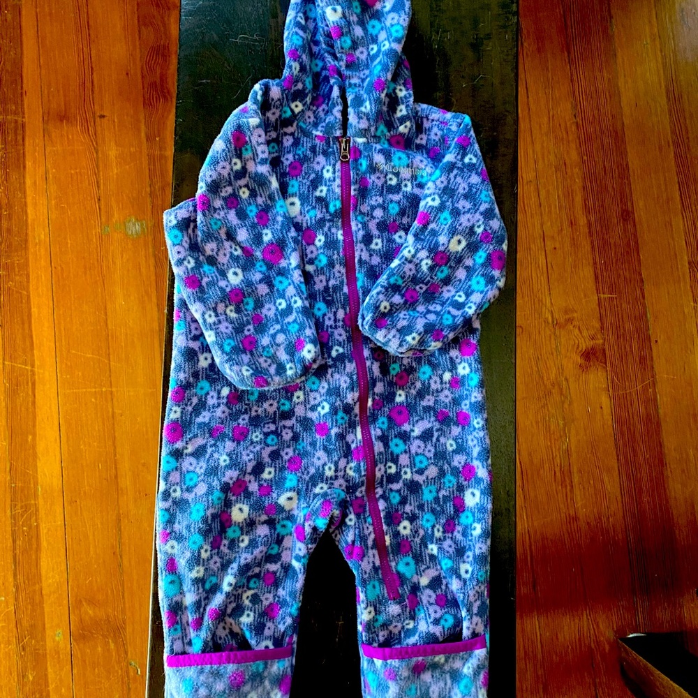 Columbia 12-18 month fleece bunting